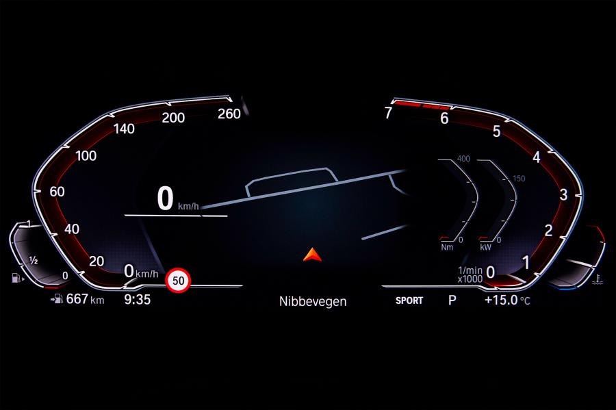 Панель приборов BMW 320d Sport Line (G20) 2019 года  (WW) (фото 41 из 311)